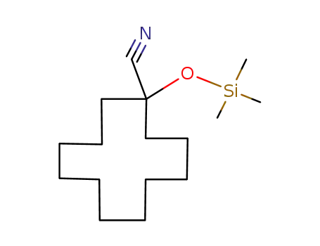 Molecular Structure of 50361-51-8 (Cyclododecanecarbonitrile, 1-[(trimethylsilyl)oxy]-)