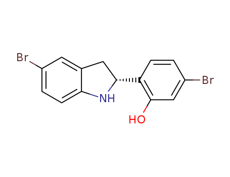 Phenol,5-bromo-2-[(2R)-5-bromo-2,3-dihydro-1H-indol-2-yl]-