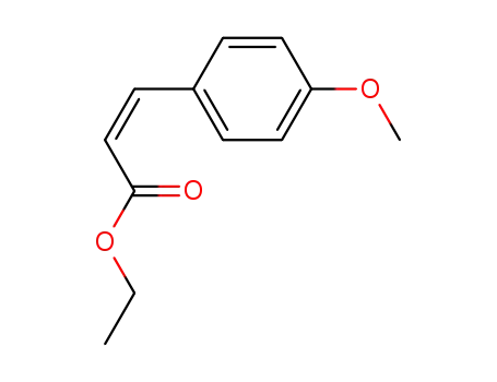 Molecular Structure of 51507-22-3 (2-Propenoic acid, 3-(4-methoxyphenyl)-, ethyl ester, (Z)-)
