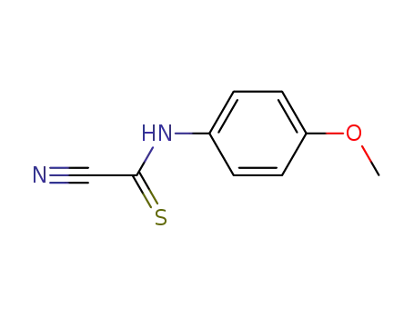 Molecular Structure of 4968-41-6 (1-[(cyanocarbonothioyl)amino]-4-methoxybenzene)