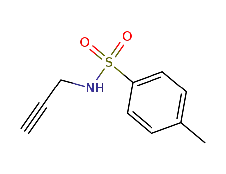 Molecular Structure of 55022-46-3 (Benzenesulfonamide, 4-methyl-N-2-propynyl-)