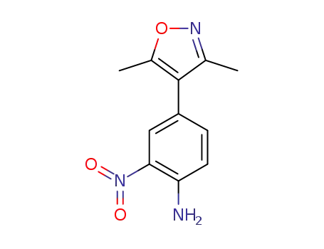 4-(3,5-dimethylisoxazol-4-yl)-2-nitroaniline