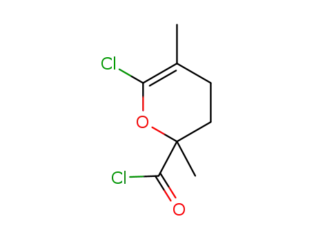 6-chloro-3,4-dihydro-2,5-dimethyl-2H-pyran-2-carbonyl chloride