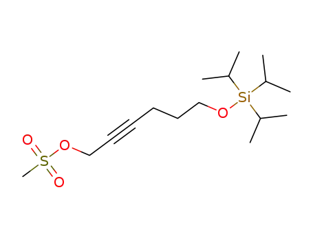 6-((triisopropylsilyl)oxy)hex-2-yn-1-yl methanesulfonate