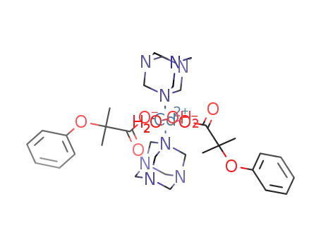 Cd(hexamethylenetetramine)2(2-methyl-2-phenoxypropionate)2(H2O)2