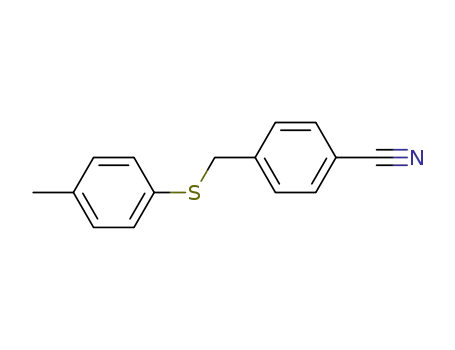 4-[[(4-METHYLPHENYL)THIO]METHYL]-BENZONITRILE