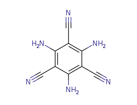 Molecular Structure of 14203-74-8 (1,3,5-Benzenetricarbonitrile, 2,4,6-triamino-)