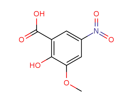 2-Hydroxy-3-methoxy-5-nitrobenzoic acid