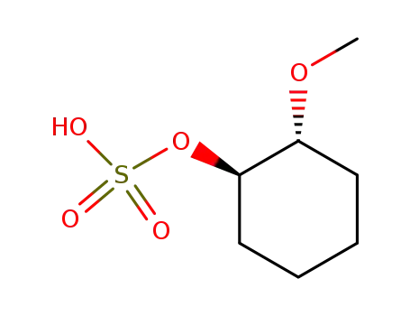 (+/-)-trans-2-sulfooxy-1-methoxy-cyclohexane