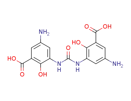 5,5'-diamino-2,2'-dihydroxy-3,3'-ureylene-di-benzoic acid