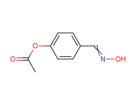 Molecular Structure of 757965-23-4 (Benzaldehyde, 4-(acetyloxy)-, 1-oxime)