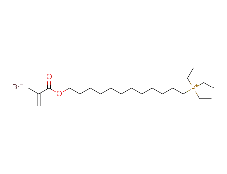 triethyl(12-(methacryloyloxy)dodecyl)phosphonium bromide