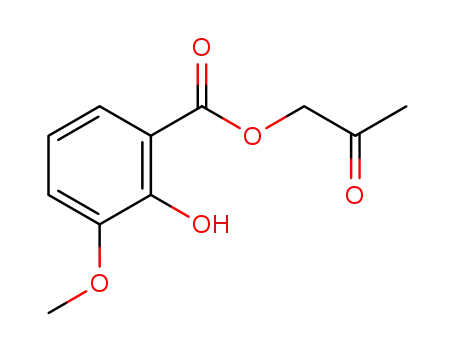 2-oxopropyl 2-hydroxy-3-methoxybenzoate
