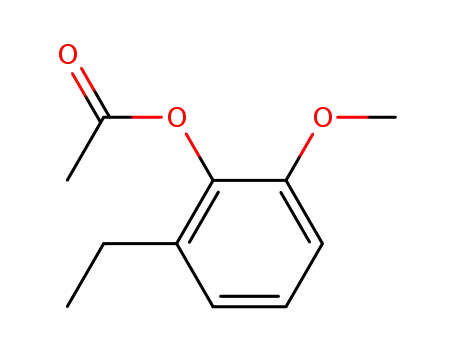 2-acetoxy-1-ethyl-3-methoxy-benzene