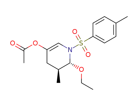 trans-6-ethoxy-5-methyl-1-tosyl-1,4,5,6-tetrahydropyridin-3-yl acetate