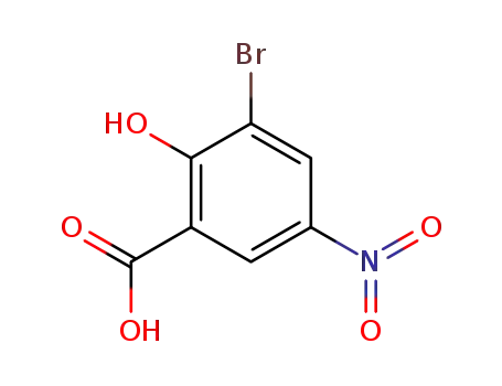 3-bromo-2-hydroxy-5-nitro-benzoic acid