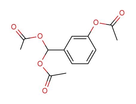 Molecular Structure of 6339-75-9 ([3-(acetyloxy)phenyl]methanediyl diacetate)