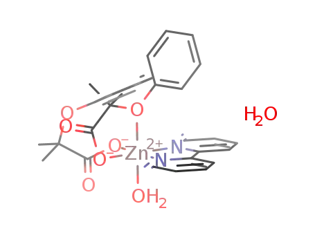 [Zn(2,2′-bipyridine)(2-methyl-2-phenoxypropanoate)2·H2O]·H2O