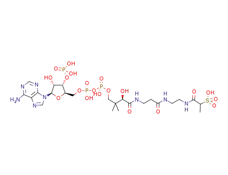 2-sulfonatepropionylamino(dethia)CoA