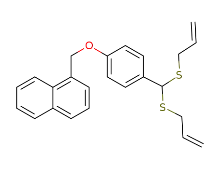 bis(propenyl)-4-(naphthalen-1-ylmethoxy)phenyl dithioacetal
