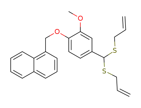 bis(propenyl)-4-(naphthalen-1-ylmethoxy)-3-methoxylphenyl dithioacetal