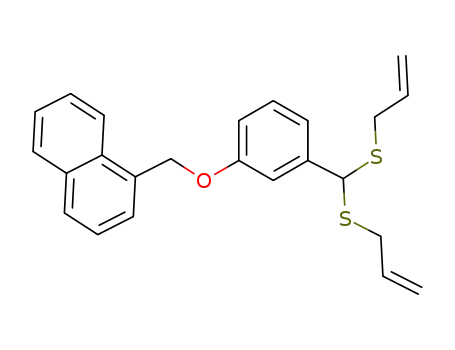 bis(propenyl)-3-(naphthalen-1-ylmethoxy)phenyl dithioacetal