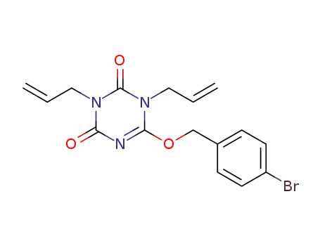1,3-diallyl-6-(4-bromobenzyloxy)-1,3,5-triazine-2,4(1H,3H)-dione