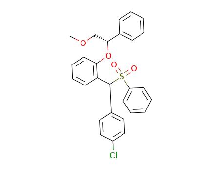 1-[(4-chlorophenyl)(phenylsulfonyl)methyl]-2-((S)-2-methoxy-1-phenylethoxy)benzene