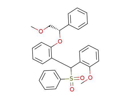 1-((S)-2-methoxy-1-phenylethoxy)-2-[(2-methoxyphenyl)(phenylsulfonyl)methyl]benzene