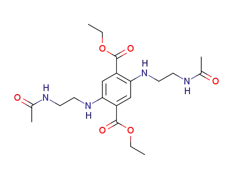 2,5-bis-(2-acetylamino-ethylamino)-terephthalic acid diethyl ester