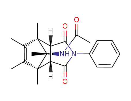 N-((1S,2R,6S,7R,10S)-1,7,8,9,10-Pentamethyl-3,5-dioxo-4-phenyl-4-aza-tricyclo[5.2.1.02,6]dec-8-en-10-yl)-acetamide