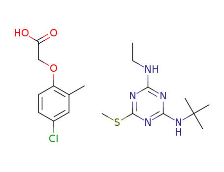 2-methyl,4-chlorophenoxyacetic acid terbutryn