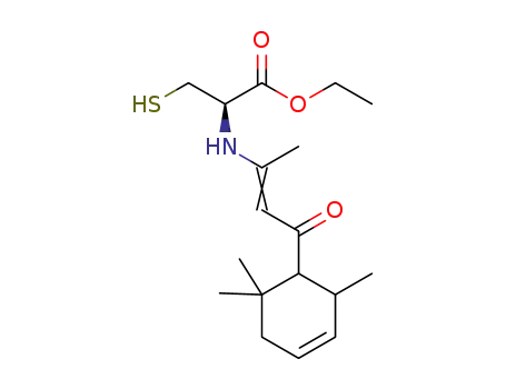 ethyl N-(4-oxo-4-(2,6,6-trimethylcyclohex-3-en-1-yl)but-2-en-2-yl)cysteinate