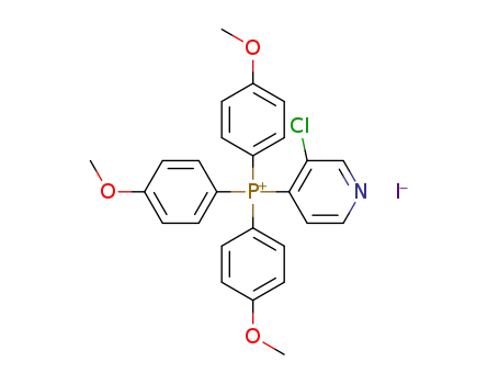 (3-chloropyridin-4-yl)tris(4-methoxyphenyl)phosphonium iodide