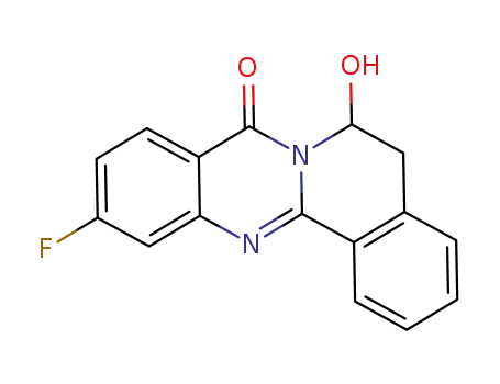 11-fluoro-6-hydroxy-5,6-dihydro-8H-isoquinolino[1,2-b]quinazolin-8-one