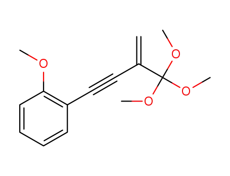 1-methoxy-2-(3-(trimethoxymethyl)but-3-en-1-yn-1-yl)benzene