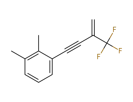 1,2-dimethyl-3-(3-(trifluoromethyl)but-3-en-1-yn-1-yl)benzene