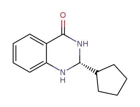 (R)-2-cyclopentyl-2,3-dihydroquinazolin-4(1H)-one