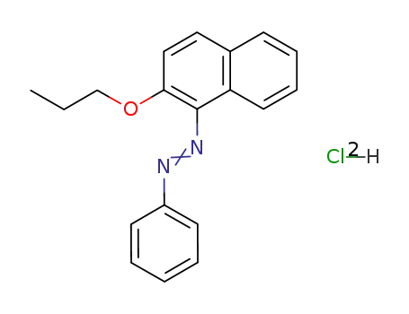 phenyl-(2-propoxy-[1]naphthyl)-diazene; dihydrochloride