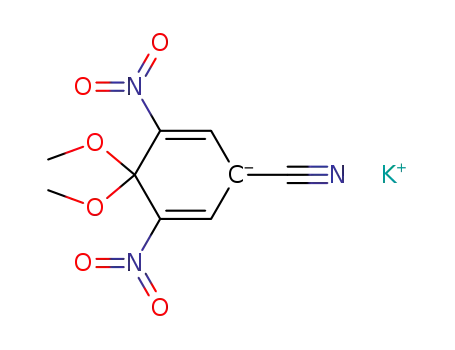 Kalium-4-cyan-2,6-dinitro-1,1-dimethoxy-cyclohexadienid