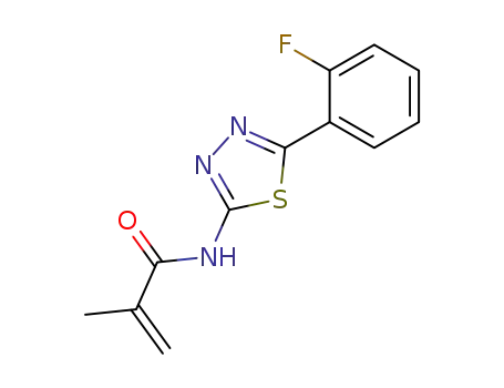 N-[5-(2-Fluoro-phenyl)-[1,3,4]thiadiazol-2-yl]-2-methyl-acrylamide