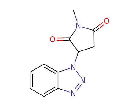 N-methyl-3-benzotriazol-1-ylsuccinimide