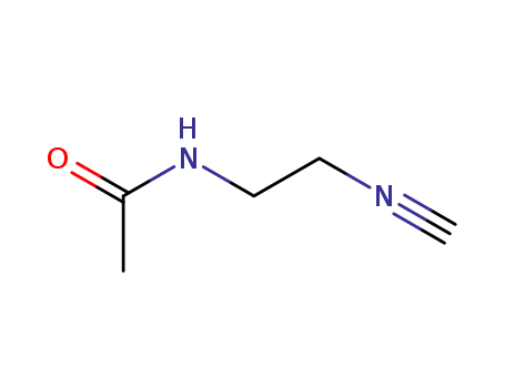 Molecular Structure of 137465-87-3 (Acetamide, N-(2-isocyanoethyl)-)