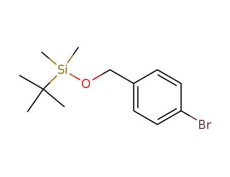 Molecular Structure of 87736-74-1 (4-TBDMS-HYDROXYMETHYLBROMOBENZENE)