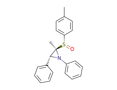 (E)-2-methyl-1,3-diphenyl-2-(p-tolylsulfinyl)aziridine