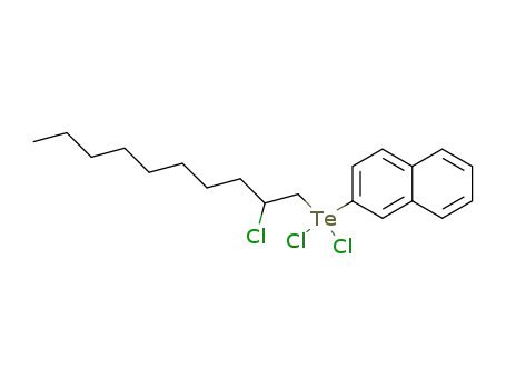 2-chloro-1-decyl-2-naphthyltellurium dichloride