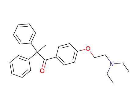 1-[4-(2-Diethylamino-ethoxy)-phenyl]-2,2-diphenyl-propan-1-one