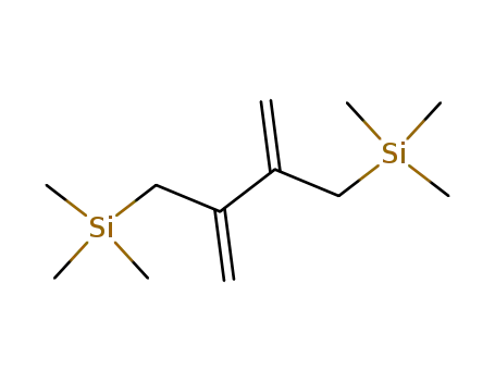 Molecular Structure of 82167-48-4 (Silane, [2,3-bis(methylene)-1,4-butanediyl]bis[trimethyl-)