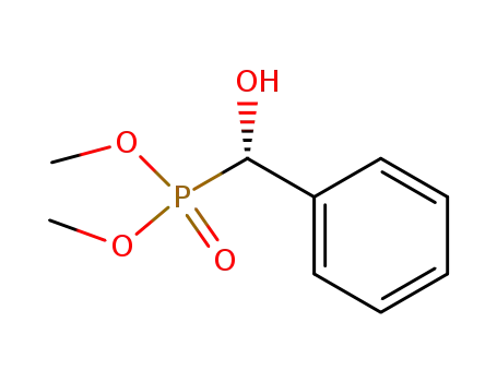 Molecular Structure of 97995-93-2 (Phosphonic acid, [(S)-hydroxyphenylmethyl]-, dimethyl ester)