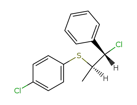 1-Chloro-4-((1R,2S)-2-chloro-1-methyl-2-phenyl-ethylsulfanyl)-benzene